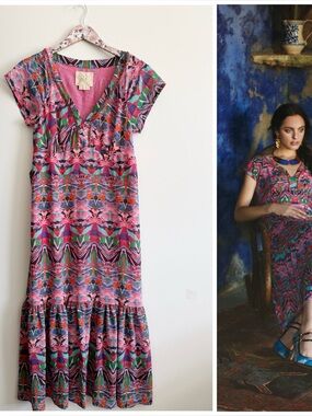 payal jain strapless lace maxi dress Anthropologie Payal Jain Strapless Lace Maxi Dress Size M $338